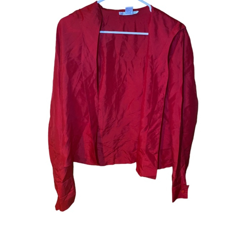 Anna & Frank Red button down blouse
